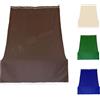 Tata Home Tenda da Sole con Anelli per Esterno Tenda Parasole a Caduta Per Balcone Tessuto Resistente Tinta Unita Lavabile 140x250 cm Marrone
