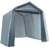 TkkMivcOC Casetta pieghevole per attrezzi, resistente alle intemperie, garage per biciclette, capanno per bicicletta, con aperture di ventilazione, copertura multiuso per moto, piccoli camion, 240 x 240 x 240
