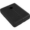 Outsunny Base per Ombrellone da Giardino in HDPE, Basamento per Ombrellone Decentrato Riempibile con 70 kg di Acqua o 90 kg di Sabbia, Supporto per Ombrelloni 130mm con 2 Rotelle e Maniglia, Nero