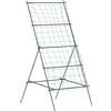 Outsunny Supporto per Pomodori a forma di A a Livelli Regolabili con Rete, Sostegni per Pomodoro in Acciaio, PE e PP, 101x133x227 cm, Verde