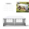ACXIN Gazebo da giardino, 3 x 6 m, con 6 pannelli laterali, tenda da festa impermeabile, robusto telaio in acciaio, protezione solare e resistente alle intemperie, tessuto Oxford, gazebo da giardino o