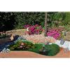 Giardini d'Acqua Laghetto da Giardino Preformato 600 Lt Vasca Verde Modello Bolsena 178×130×45 per Pesci, Tartarughe, Ninfee, Piante Palustri
