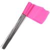 KONTONTY Bandiere da Giardino 50 Pezzi Filo D'acciaio P rosa in Pvc Bandierine Versatili Scrivibili per Marcatura Prato e Irrigazione per Esterno e Giardino