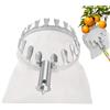 Weldphur Raccogli Frutta Con Sacchetto, Raccoglitore Di Frutta Testa Raccoglitori Di Mele, Cesto Raccoglitore Di Frutte Testa, Raccogli Frutte Con Borsa In Tessuto Per La Raccolta Di Mele, Arance, Pesche