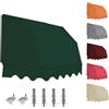 TENDAGGIMANIA Tenda da Sole per Esterno Cappottina da Esterno 4 Raggi - Misure: L.250 X S.100 CM - Tende da Sole TEMPOTEST SU MISURA con kit di montaggio - Anche tende da sole motorizzate