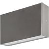 Arcchio Applique da esterni (Moderno) colore Grigio, in Acciaio Inox lampadina inclusa parete esterna/parete casa abitazione terrazzo und balcone
