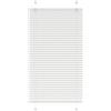 vidaXL Tenda Plissettata Bianca 75x100 cm Larghezza Tessuto 74,4 cm, Tenda per Finestra Plissettata, Tenda Plissettata, Tenda a Fisarmonica