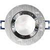 Trano Faretto LED da incasso acciaio inossidabile - rotondo 7 watt bianco caldo superpiatto 12V MR16 - adatto per bagno, esterno IP44 - foro da 60-70mm - spot rotondo