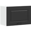 vidaXL Pensile da Cucina Kalmar Nero in Legno Multistrato, pensile da Cucina, Armadio da Cucina a Parete, pensili con Ante, pensile Montato