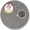 Astra Tappeto antisporco interno ca. 80 cm rotondo - Zerbino lavabile antracite 100% cotone - Entra ASSORBENTE - Tappetino antiscivolo facile da pulire
