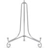 Tincogo 10 Pollici Argento Ferro Supporto Cavalletto Decorativo per foto, piatti, cornici, libri di cucina, piatti decorativi, tablet e arte,argento 2 Pezzi