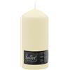 Hofer Candele Grandi Avorio a Colonna - 10 x 20 cm - 1 Candela Decorative Cilindriche - Lunga Durata di 110 Ore - Cera Antigoccia, No Fumo - Non Profumate - Qualità RAL