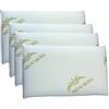 cuscini fiber - 4 Cuscino Memory Foam 11cm, Cuscini Letto Matrimoniale Ortopedici con Fodera in Aloe Vera Sicura per la Pelle, Guanciale Letto Made in Italy, Cuscino Antiacaro Anallergico