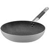 Baldassare Agnelli Pentole Agnelli Linea Shark Skin Padella Svasata Alta, Argento, 24 Cm