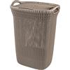 Curver 03676-X59-00 Portabiancheria, Marrone, 34.1 x 45.2 x 61.4 cm
