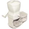 Ghidini Cipriano 2512 Grattugia Easy Acea a Rullo con Cassetto a Chiusura Ermetica, colori assortiti