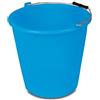 Blim Secchio in Polietilene Alta Resistenza con Becco Antigoccia e Scala Graduata, Manico Rinforzato, Ideale per Pulizie, Giardinaggio ed Edilizia, Made in Italy, Plastica Riciclabile e Robusta