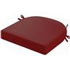 Holomaalahi Cuscini per mobili in Vimini 48x48x5cm (1 pz) Cuscino per Sedia da Giardino con Lacci per mobili da Giardino - Cuscini per Sedia da Giardino - Cuscini per sedili da Esterno c