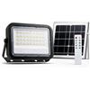 MAKA change your life quality MAKA Faro LED Solare 50W con Telecomando Illuminazione Esterna Lampada Crepuscolare con Pannello Solare, Proiettore da Giardino Luce Solare Potente IP65 Impermeabile, Lampione Esterno 4000mAh (50W)