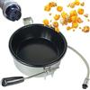 Generic Macchina Popcorn Aria Calda Accessori, Pentola per Pop Corn da 230g, Parti Elettriche per Popcorn a Manovella, Padella Antiscottatura Antiaderente, per Mais, Merenda,2 fori-15 mm