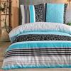 Buymax® Copripiumino Singolo 155x220 100% Cotone 2 Pezzi Copripiumino - Set Biancheria da Letto 155 x 220 cm con 1 Federe 80x80 cm, Copripiumino Renforcé ÖKO-TEX con Cerniera