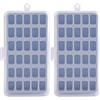 ckpsms # KP-19157 BB-30 Custodia porta bobina/scatola da cucito Organizer per filo contiene bobine da 60 pezzi (Tipo: 60 fori)