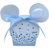 LE GEMME DI VENEZIA Bomboniera Scatola per Confetti Topolino Set 20 pz Art 68048 con bigliettino personalizzato stampa in omaggio