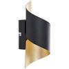 Lindby Applique dimmerabile (Moderno) colore Nero, in Metallo ad es. Cucina applique