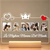 Jkolalin Regalo Festa Della Mamma Idee Regalo, Cornice con Foto Personalizzata, Lampada Personalizzata con Foto, Quadro Personalizzato con Foto, Regali Festa Della Mamma Originali