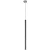 SEMANHUAOZ Faretti a sospensione a isola SEMANHUAOZ Lampada a sospensione moderna a sospensione a soffitto a LED COB da 3 W, faretti a tubo lungo cilindrico for cucina, sala da pranzo, bar (cromo brillante) (luc
