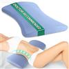 vamorry Cuscino di supporto lombare per alleviare il dolore alla schiena: cuscino lombare per dormire, cuscino in memory foam, cuscino a cuneo per chi dorme sul fianco, sulla schiena e sullo stomaco, cuscino