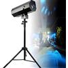 PxkVrin Faretto Seguipersona LED da, Stage Follow Spot Light, con Supporto, per Discoteche, Club, Feste, Effetti Scenici 200w.