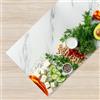 IlGruppone Tappeto Cucina Antiscivolo Made in Italy Passatoia Antimacchia Multiuso Corridoio Soggiorno Lavabile in Lavatrice - 50x350 - Marmo Avocado