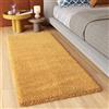 TAPISO Essence Tappeto Passatoia Peloso Tappeto Salotto Moderno Senape Soggiorno Ingresso Corridoio Sala Shaggy Pelo Lungo 80 x 500 cm
