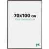 yd. Your Decoration - Cornice 70x100 cm - Antracite - Decorativa Parete in Plastica con Vetro in acryl - Antiriflesso - 70x100 Cornice - Evry