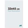 yd. Your Decoration - Cornice portafoto 32,00 x 45,00 cm, colore: Bianco lucido, resistente ai raggi UV, antiriflesso - Annecy