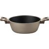 Guzzini - Casseruola in alluminio con doppi manici, antiaderente, 24 CM, Bronzo, ''COOK&STRONG''