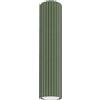 SOLLUX lighting Lampada Da Soffitto Faretto Da Soffitto In Alluminio 1 Paralume 6,5 x 6,5 x 30 cm Karbon Verde Oliva