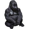 ATMOSPHERA CREATEUR D'INTERIEUR - Statua di gorilla nero seduto h46cm