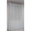 Tende Arredo Tessile - Tendoni per Salotto (L. 400cm H. 300cm) Tende per Interni Moderne Made in Italy Cucita Artigianalmente, Ideale come Tenda Camera da Letto, Cucina, Soggiorno (Moderno Bianco)