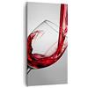 ARTTOR Quadro su Tela Verticale 65x120cm Stampe da Parete Bere bicchiere vino Grandi Decorazione Murale Camera da Letto Cucina 1 pezzo Quadri Moderni Soggiorno Grafica Immagini Wall Art Canvas PA65x120-2258