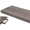 BAKAJI Mensola Scaffale da Parete Design Moderno in Legno MDF Ripiano Libreria Design Moderno Dimensione 60 x 25 x 4 Decorazione Parete Casa (Olmo)