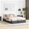 IKAYAA Letto Matrimoniale 140x200 con Contenitore Letto Idraulico con Rete a Doghe e Telaio-Grigio-140 x 200 cm