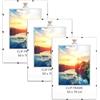 MG Design Cornice a Giorno Set 3 pezzi in 50 x 70 cm - Cornici senza cornice con acrilico e pannello posteriore in HDF per foto, poster e puzzle, verticale & orizzontale