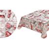 Generico Tovaglia Plastificata Rettangolare Antimacchia, Copritavolo Quadrato Moderno in PVC, Per Decorazioni Casa, Giardino, Feste di Compleanno (140_x_140_cm, Floreale)