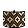 Morbuy Paralume a Tamburo in Bambù Motivo Geometria Paralume Sostituibile per E27 Lampada da Tavolo, Lampadario, Lampada da Terra, Lampada Accessorio, Decorazioni per Casa Soggiorno (Vintage D)