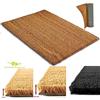 MadeInNature Zerbino in Fibra di Cocco Naturale Puro/Pulizia Effetto / 24 mm or 17mm di Spessore/Molto Misure/Natural or Nero (Larghezza 100cm x Lunghezza 100cm x Altezza 17mm, Natural)