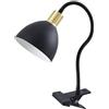 Lindby Lampada con morsetto (Moderno) colore Nero, in Metallo ad es. Soggiorno & Sala da pranzo lampada tavolo scrivania lettura