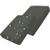 MSNCS 2/4 Piezas Impermeabili Copri Cuscino Divano,Fodere per Seduta del Divano 50x50 60x60 cm,Copriseduta Divano Interni/Esterni Giardino Sofa Cuscino Cover Rimovibili(Dark Gray,65x65x10cm 2pcs)