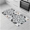 Comart - Tappeto Cucina Malaga - Passatoia 100% PVC - Antimacchia - Antiscivolo - Impermeabile - Tappetino Lavabile in Lavatrice - Corsia Moderna per Cucina e Corridoio - Geometrico - 55x100 cm
